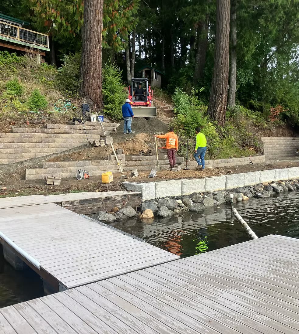 Land shaping and site work project photo from PACH NW At Home Oasis